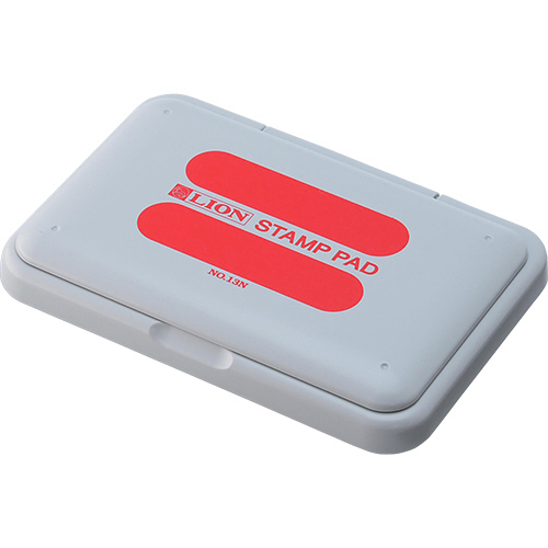 ｽﾀﾝﾌﾟ台 水性染料 54×93mm 赤 1個画像