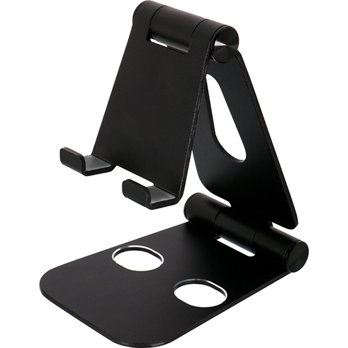 ｽﾏﾎ･ﾀﾌﾞﾚｯﾄ対応角度調整できるｱﾙﾐｽﾀﾝﾄﾞ ﾌﾞﾗｯｸ 1個