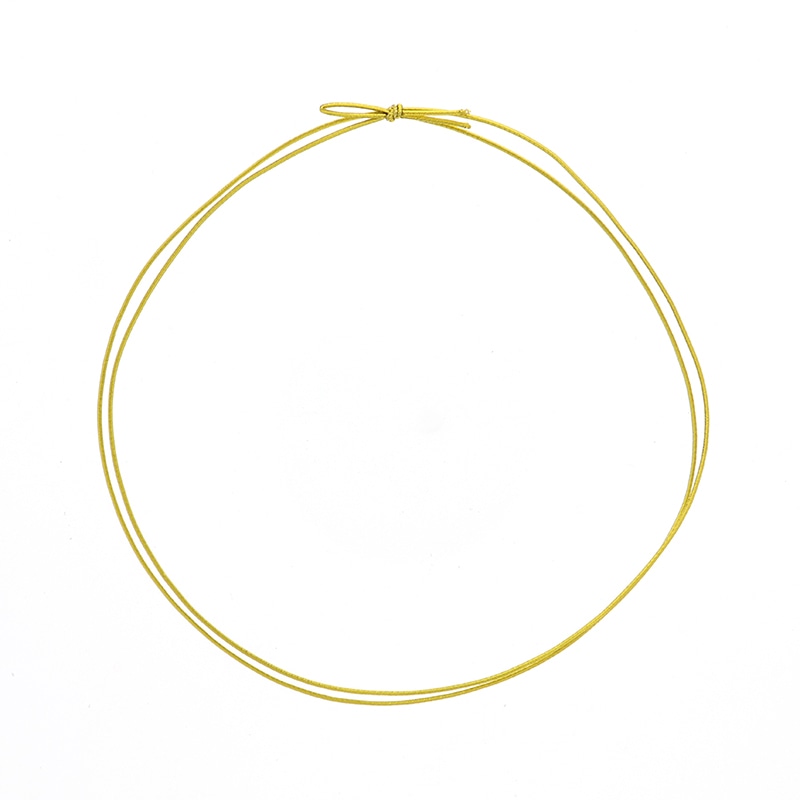 細金ゴム二重　片花結び７４ｃｍ　折径１６ｃｍ画像