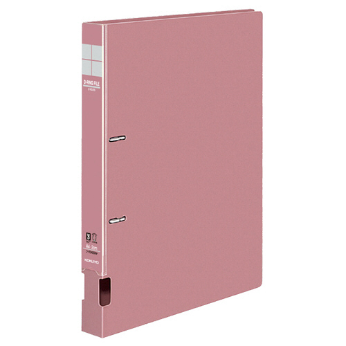 DﾘﾝｸﾞﾌｧｲﾙS型再生PP表紙A4 2穴 200枚 20mmとじ 背幅34mmﾋﾟﾝｸ 1ｾｯﾄ(10冊)画像