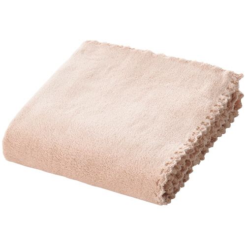 ｸｲｯｸﾍｱﾄﾞﾗｲﾀｵﾙ 約40×100cm ﾋﾟﾝｸ 1枚画像