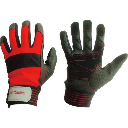 豚本革手袋 PUﾄﾝｸﾚ M 1双画像