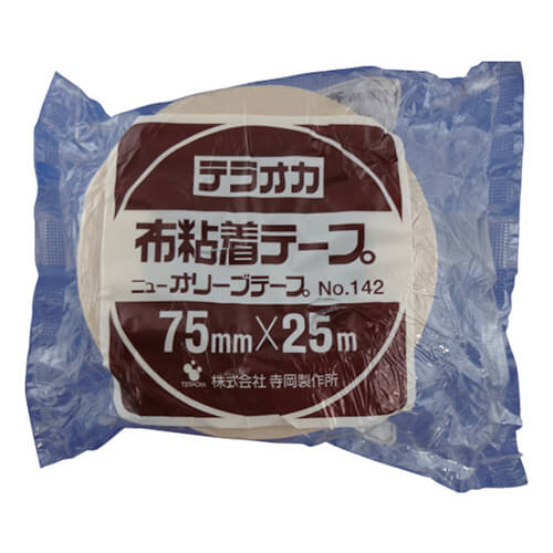 寺岡製作所 ニューオリーブテープ No.142 75mm×25m 14275X25画像
