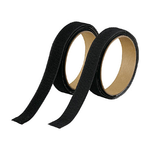 ﾏｼﾞｯｸﾃｰﾌﾟ 強粘着 25mm×1m 黒 1ｾｯﾄ画像