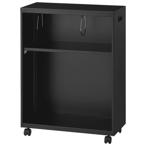 ﾃﾞｽｸﾀｰﾅ 幅600×奥行286×高さ800mm ﾌﾞﾗｯｸ 1台画像