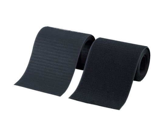 マジックテープ　縫製タイプ　50mmX1m　黒（1巻=1セット）画像