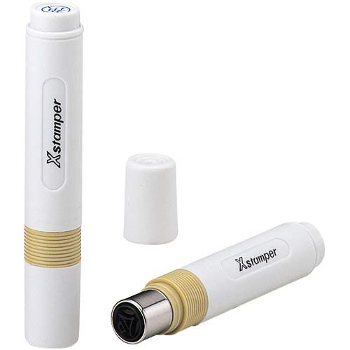 Ｘスタンパー簿記スタンパー　振休　赤画像