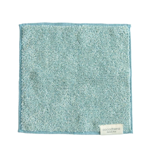 ミニタオル ココチエナ2 タオルチーフ 25×25cm B ブルー画像