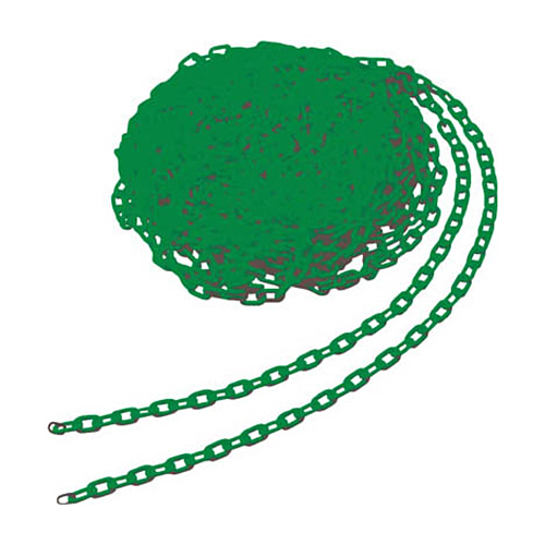 ﾌﾟﾗﾁｪｰﾝ 6mm×30m ｸﾞﾘｰﾝ 1個画像