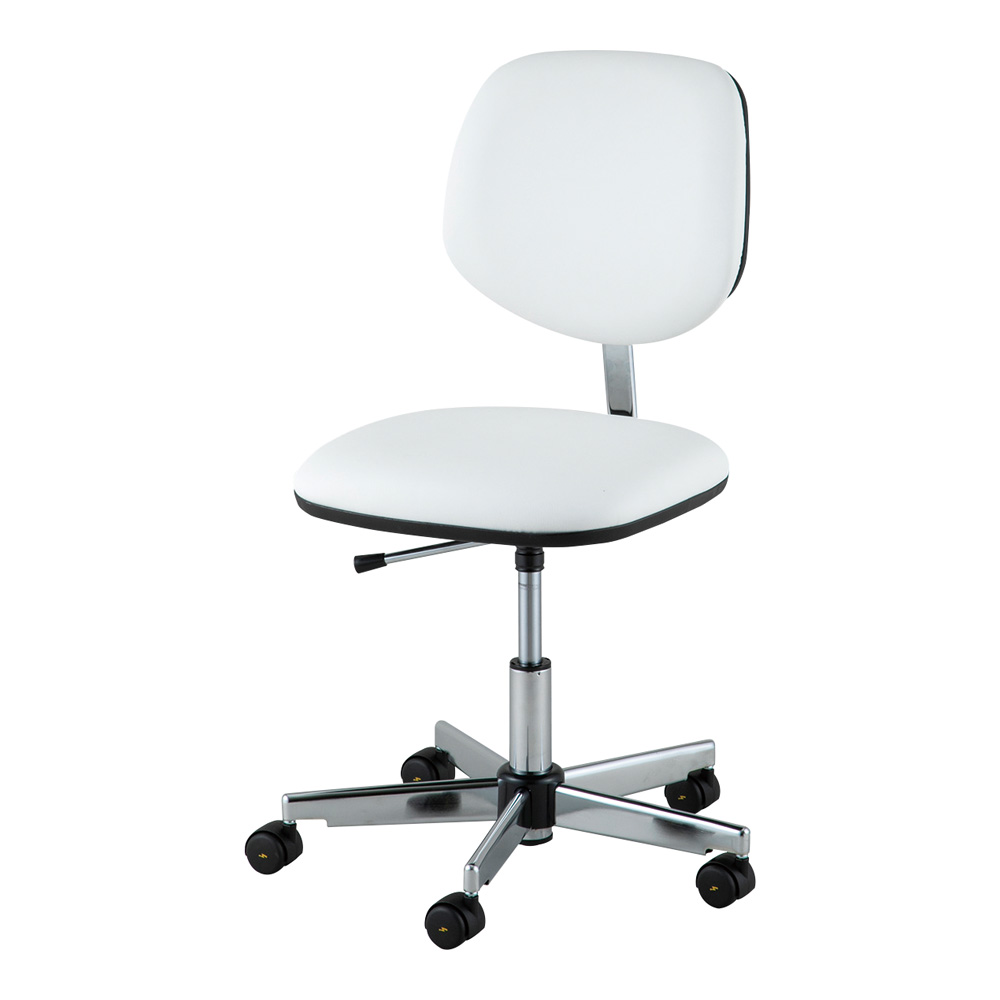 快適クリーンルームチェア（フィット）ホワイト リング無し画像