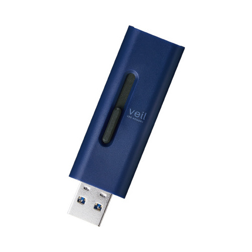 ＵＳＢメモリ　ＵＳＢ３．２　１２８ＧＢ　ブルー画像