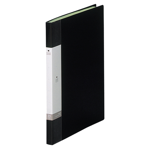 ﾘｸｴｽﾄ ｸﾘﾔｰﾌﾞｯｸ A4ﾀﾃ 20ﾎﾟｹｯﾄ 背幅16mm 黒 1冊画像