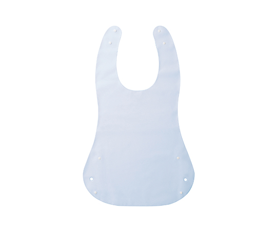 かびにくい食事用エプロン（ポケットタイプ）　ブルー画像