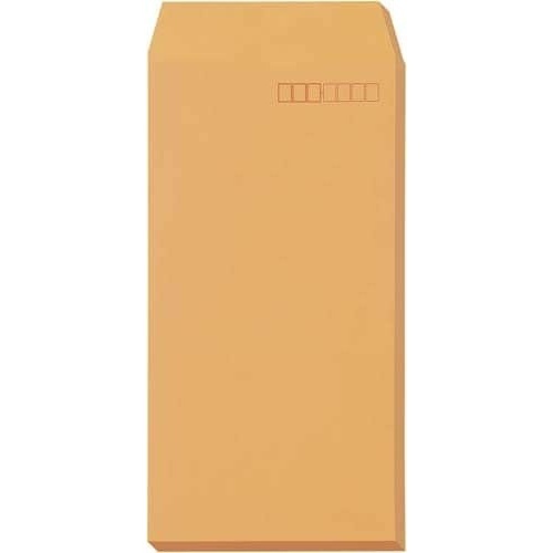 カラークラフト封筒　長３　オレンジ　１００枚入画像