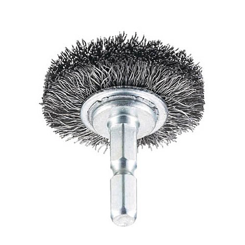 軸付ﾎｲｰﾙﾌﾞﾗｼ φ38×6 0.3mm ﾜｲﾔｰ線 1個画像