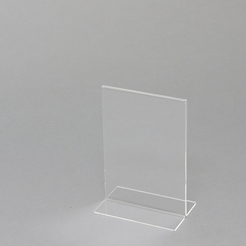 アクリルサインホルダー　Ｔ字両面　Ａ６　縦画像