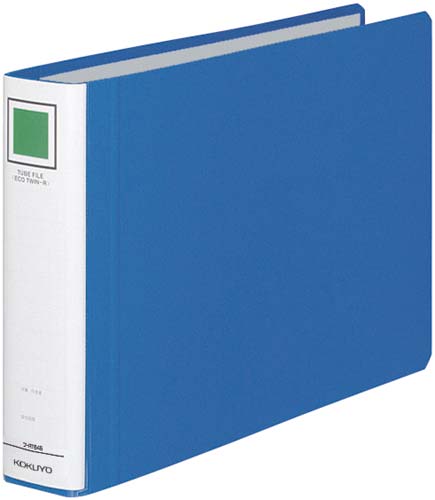 チューブエコツインＲ青Ａ４横背幅５５ｍｍ１２冊以上画像