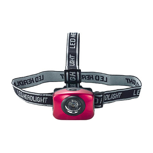 ｱﾙﾐ強力LEDﾍｯﾄﾞﾗｲﾄ(ﾚｯﾄﾞ) 1個