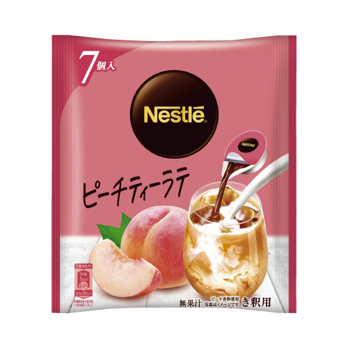 ネスレ　ポーション　ピーチティーラテ　７個画像