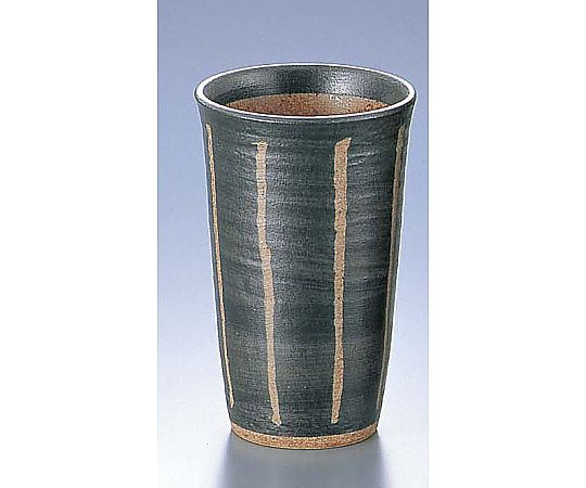 彫十草カップ　黒　（小）画像