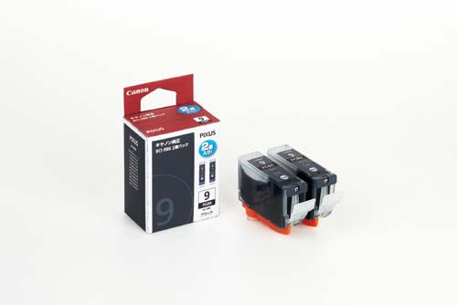 純正インク　BCI-9BK黒2個P　2パック以上画像