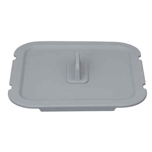 レンジパン　角型　フタ付き　食洗器対応　電子レンジ調理器具　copan　レンジグリル フタが閉じられた角型の調理器具が横から見える状態