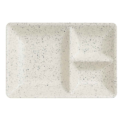 ランチプレート 27cm grano プラスチック ホワイト画像