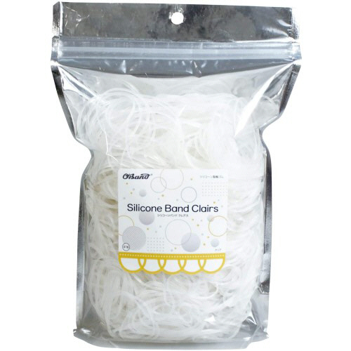 ｵｰﾊﾞﾝﾄﾞ ｼﾘｺｰﾝﾊﾞﾝﾄﾞ ｸﾚｱｽ #16 内径38mm ｸﾘｱ 300g 1袋画像