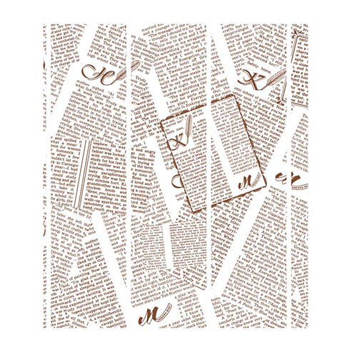 ﾜｯｸｽﾍﾟｰﾊﾟｰ ﾌｪｻﾞｰｲﾆｼｬﾙ 白 21.8-25 1ｾｯﾄ(5000枚:100枚×50ﾊﾟｯｸ)画像