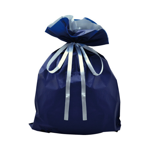 巾着袋　ネイビー　４５０×５６０＋１２０　１Ｐ画像