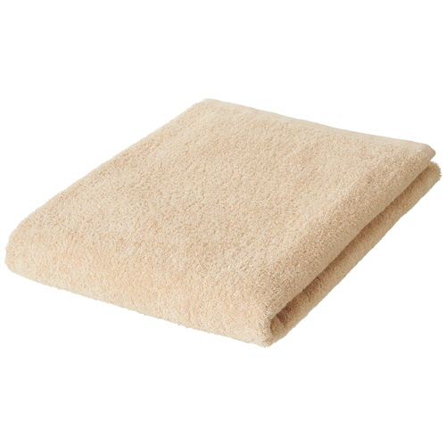 ﾌﾗｯﾋﾟｰｶﾗｰ 超大判ﾊﾞｽﾀｵﾙ 約900×1700mm ﾍﾞｰｼﾞｭ 1枚画像