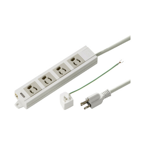 ＯＡタップ　３Ｐ　４個口１０ｍ　マグネット付×２画像