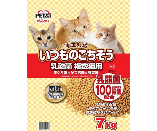 いつものごちそう乳酸菌　複数猫用7kg