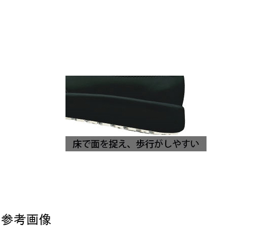 超耐滑軽量作業靴 ハイグリップ ピンク 26.0cm スリムなデザインのピンク色の作業靴が正面から見える状態