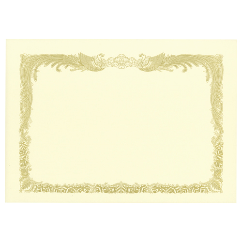 賞状用紙 ｸﾘｰﾑ B4 ﾀﾃ書用 1冊(10枚)画像