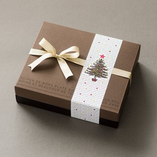 贈答用飾り 掛ケ紙/ホーリークリスマス-1(30枚) ヘッズ 色とりどりのクリスマスモチーフがデザインされた掛ケ紙が束になっている様子