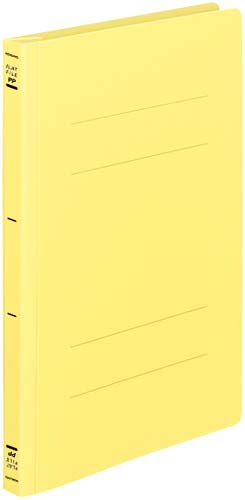 フラットファイル＜ＰＰ＞　Ｂ５縦　黄　１０冊画像