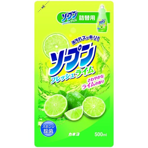 食器用洗剤 ソープンフレッシュライム 詰替 カネヨ石鹸画像