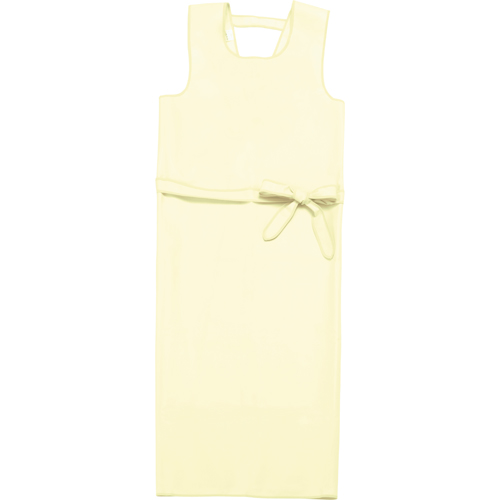 入浴介助ｴﾌﾟﾛﾝ ひもﾀｲﾌﾟ ｸﾘｰﾑ LL 1枚画像