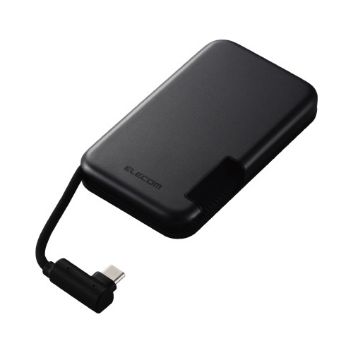 外付けＳＳＤ　ケーブル一体型　１ＴＢ　黒画像