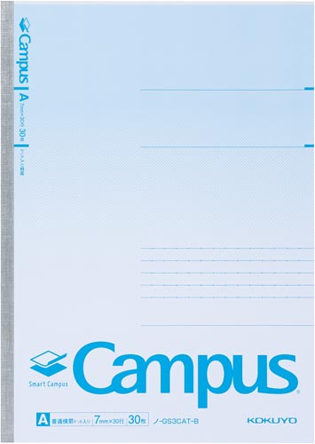スマートキャンパス　Ａ罫　３０枚　青画像
