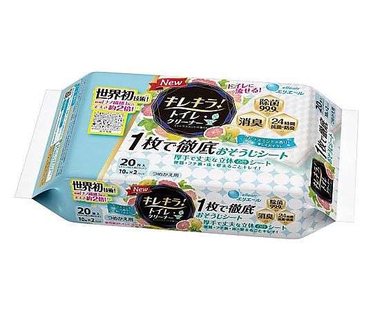 キレキラ！トイレクリーナー シトラスミント 詰替用 1パック（2個入）