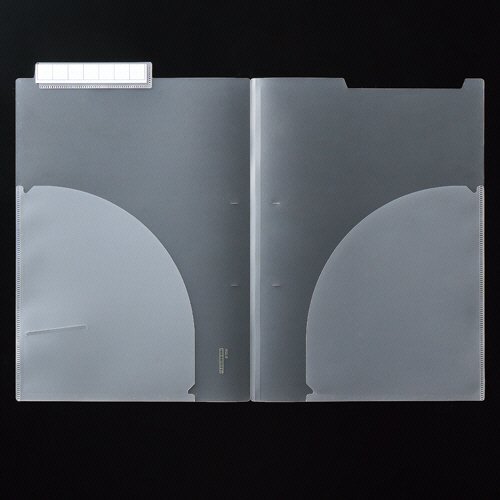 ｶﾙﾃﾌｫﾙﾀﾞｰ ﾀﾞﾌﾞﾙﾎﾟｹｯﾄ A4ﾖｺ 見出し紙付 1箱(50枚)画像