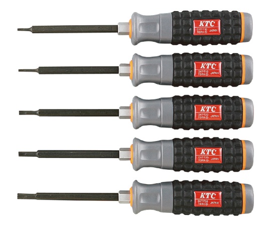 樹脂柄T型トルクスドライバセット5本組