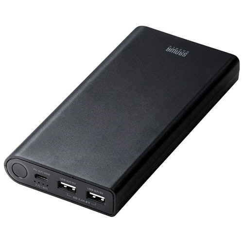 USB PD対応ﾓﾊﾞｲﾙﾊﾞｯﾃﾘｰ 20100mAh PD45W 1個画像