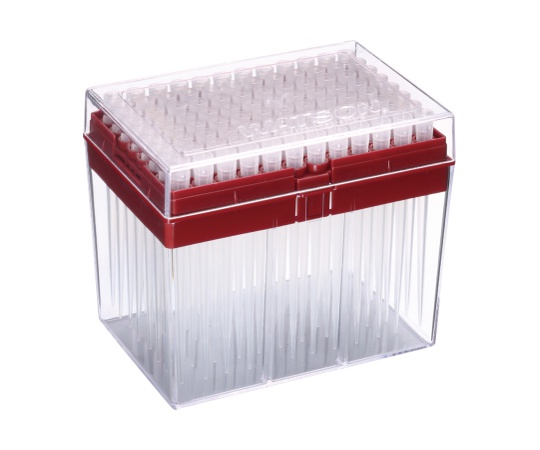 200μL ロング ハイパーフィルターチップ システムラック 滅菌 1箱（96本×10ラック入）画像