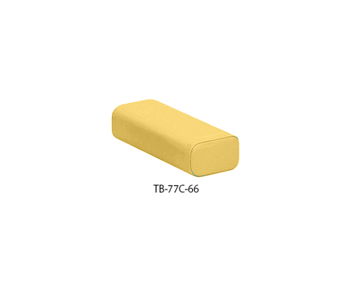 かどまるマクラ 幅34×奥行16×高さ9cm イエロー画像
