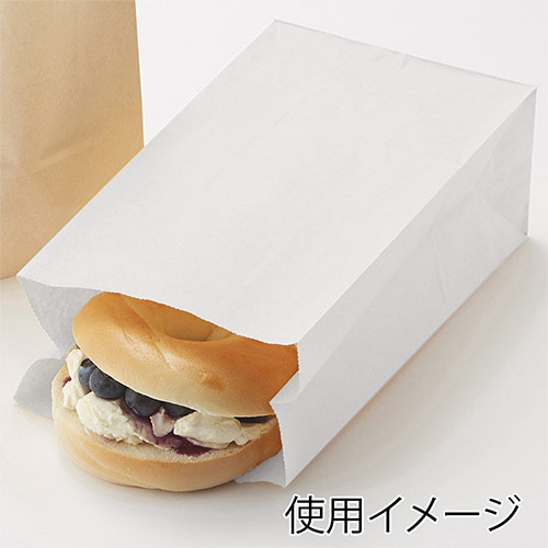 食品のテイクアウトに最適！耐油仕様で白色の角底袋