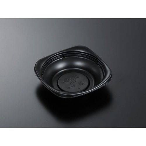 中央化学 軽食容器 CT 菜こまち 140 BK 本体画像