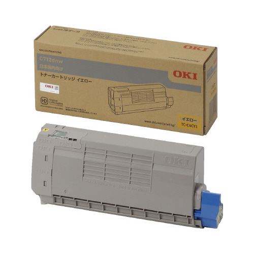 純正トナー　ＴＣ－Ｃ４ＣＹ１　イエロー画像